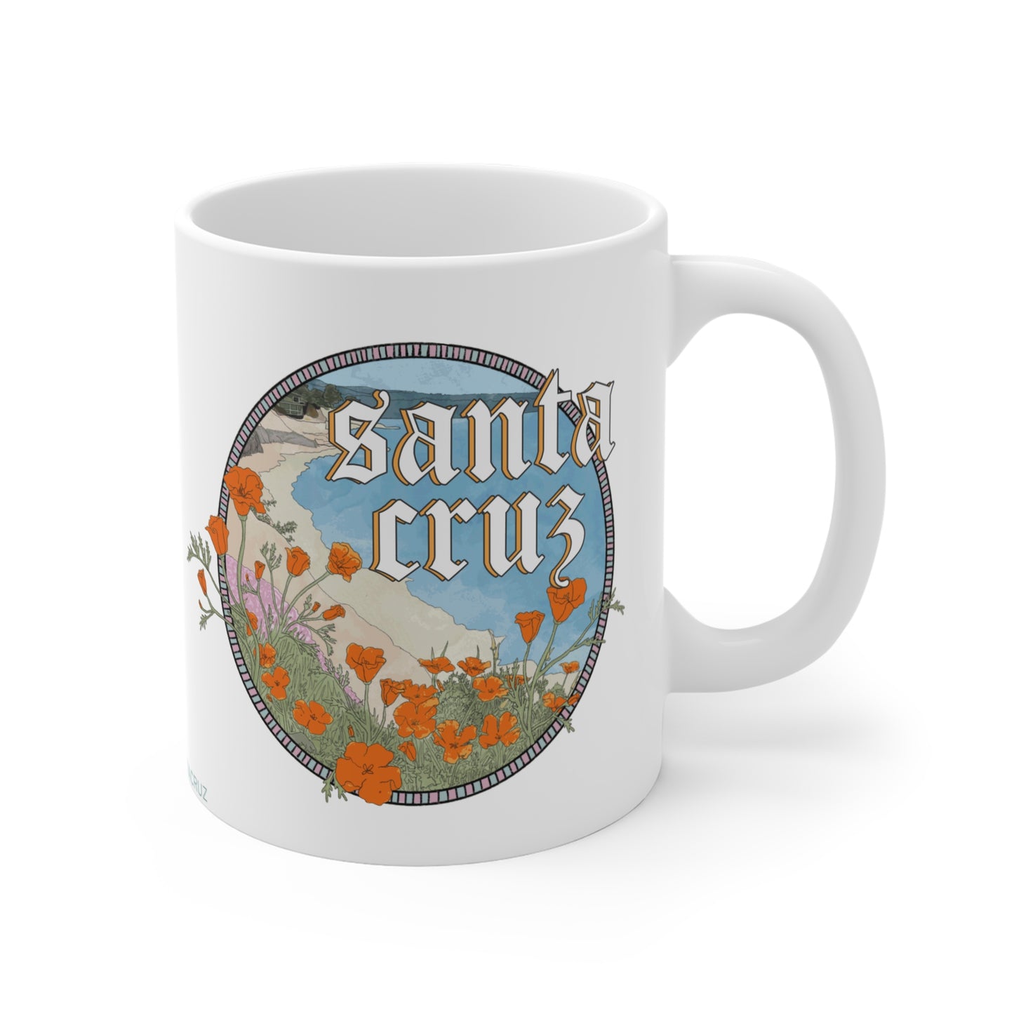 Santa Cruz Pleasure Point Mug 11oz