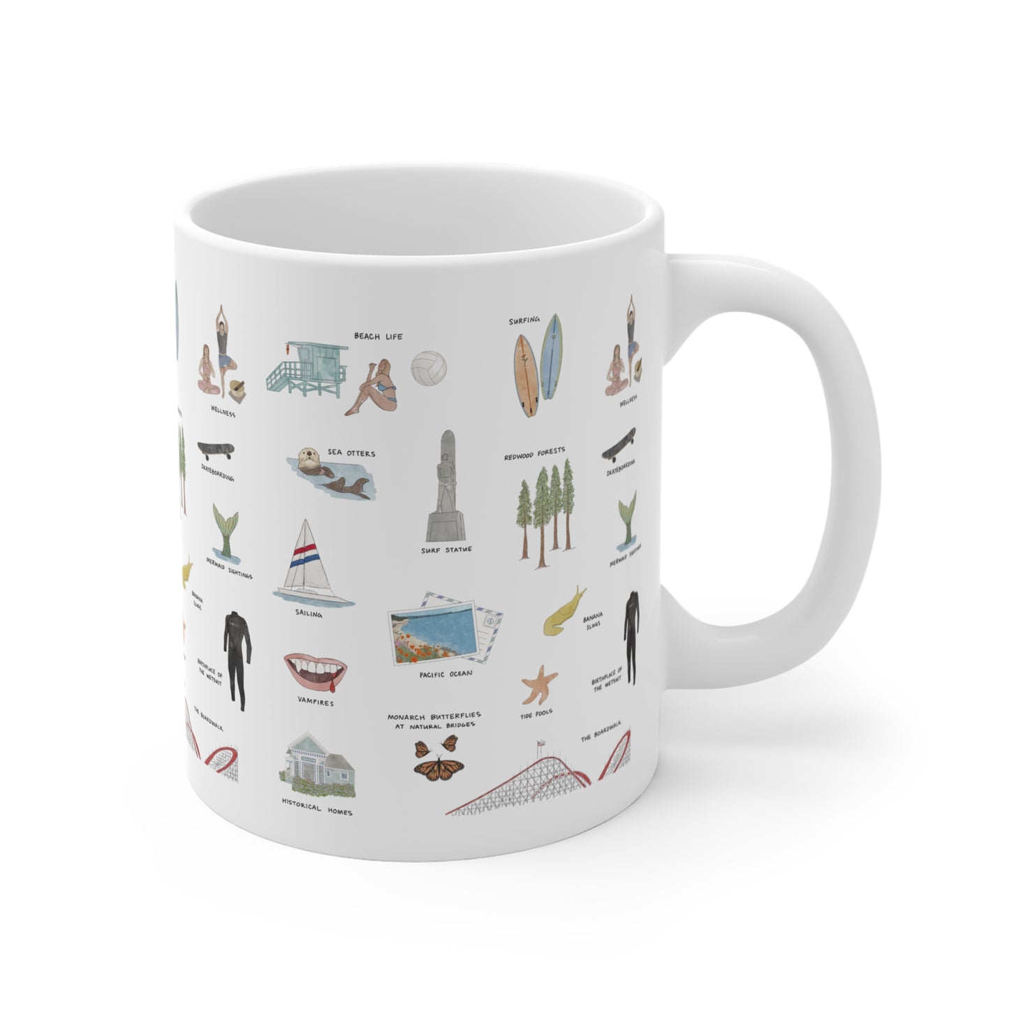 Santa Cruz Mug 11oz